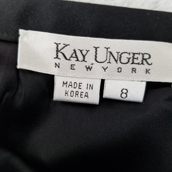 Kay Unger 8 Satin Tulip Ruffle Maxi Whimsigoth Vamp Skirt Formal Party HOCO VTG - Picture 8 of 15